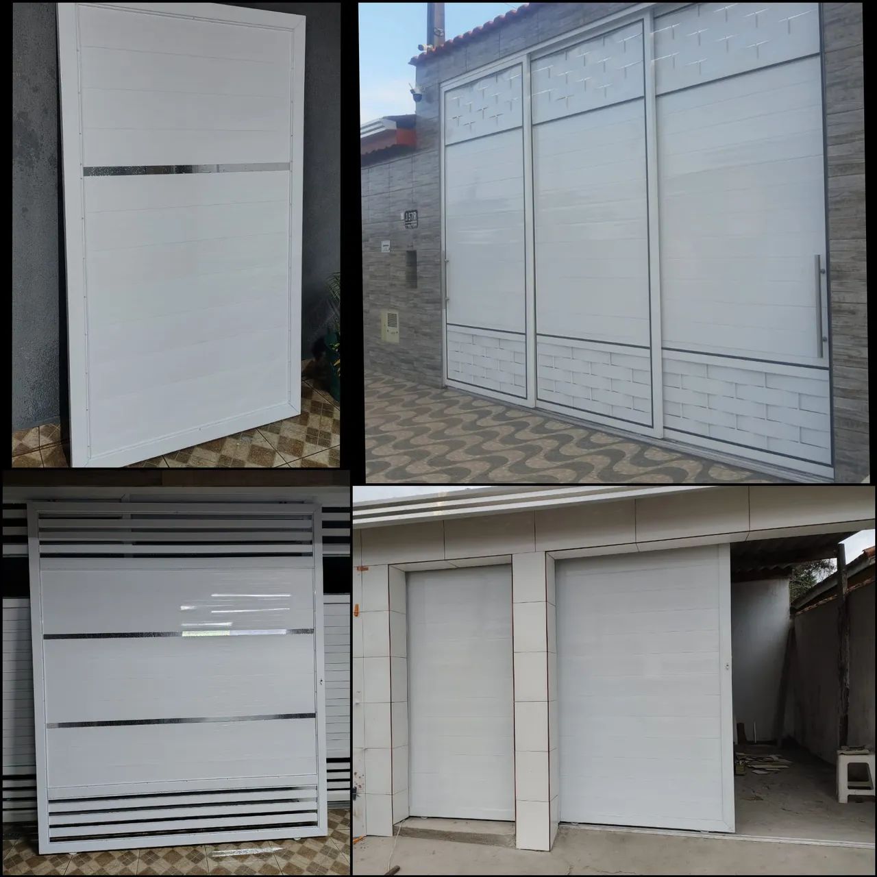 Portao e portas de alumínio resistente - Foto 3