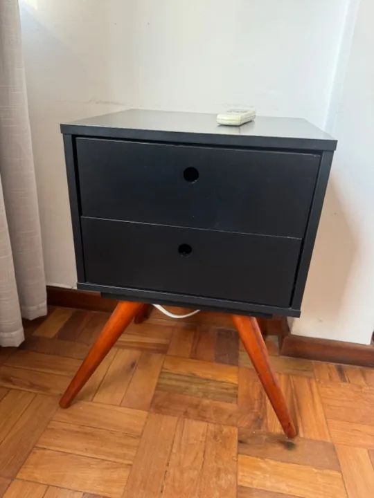 Dupla de mesa de cabeceira laqueada/criado mudo  - Foto 2