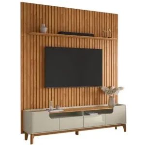 Rack Flip com Painel Supremo 4 Portas para Tv Até 85 Polegadas 2,20m de Largura - Foto 3