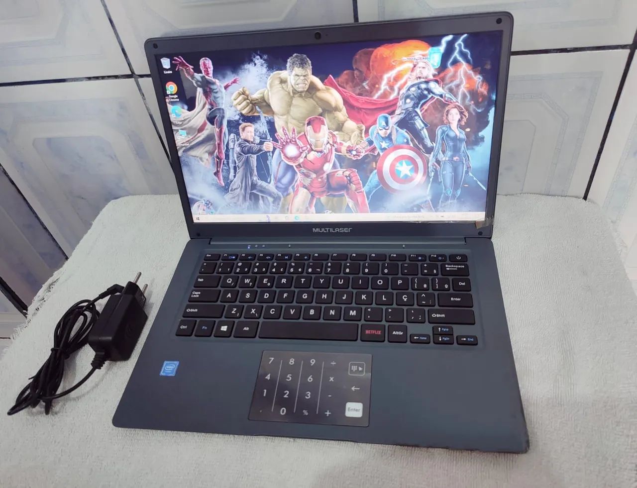 Notebook Multilaser Ultra Slim Semi Novo aceito cartão faço entrega - Foto 2