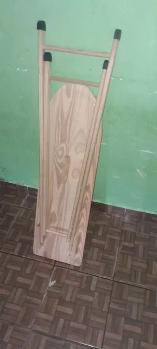 Mesa dobrável de madeira - Foto 3