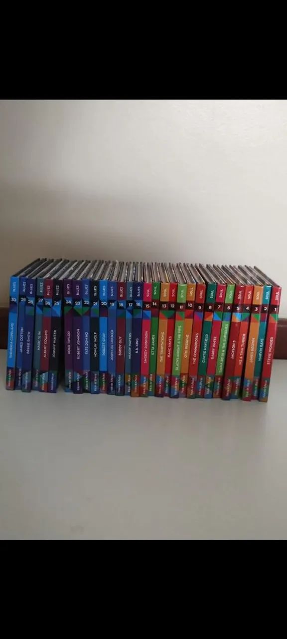 Coleção Blues e Soul - 30 libretos+30 CDs Originais