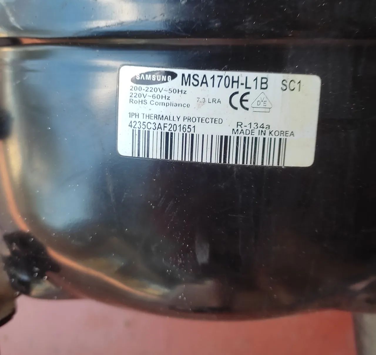 Compressor para Geladeira Samsung MSA170C-L1B SC1 - Foto 3