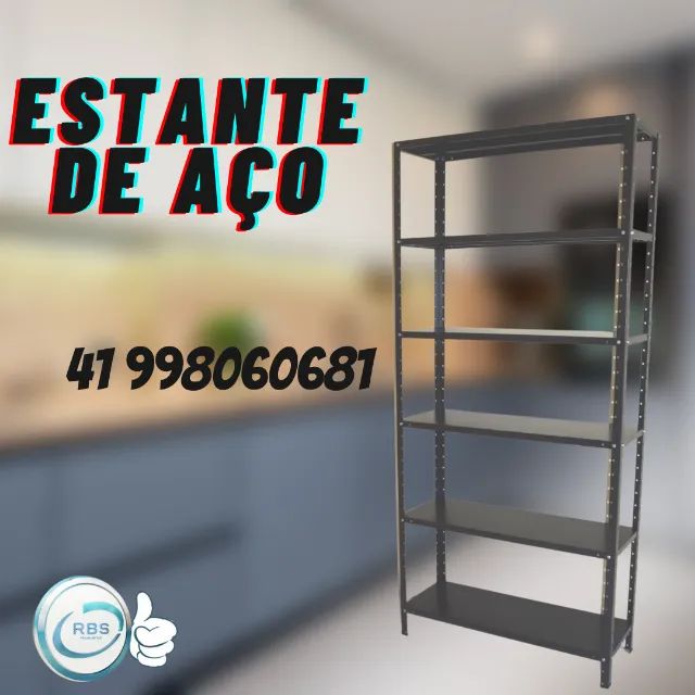 ESTANTE DE AÇO-40 CM-NOVA - Foto 5