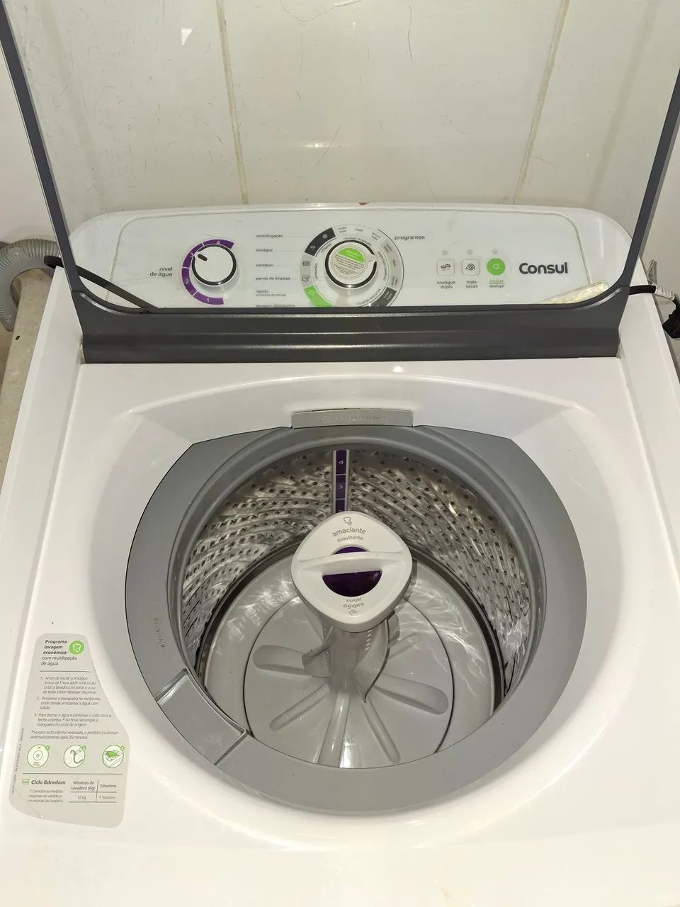 Máquina de Lavar Consul 1 ano de uso - Foto 3