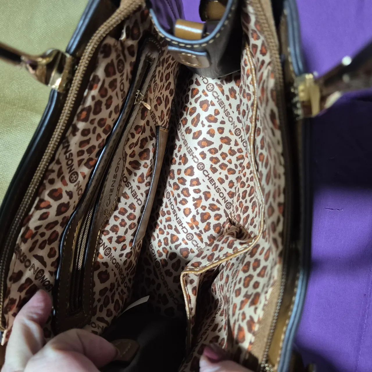 Bolsa de mão marrom  - Foto 3
