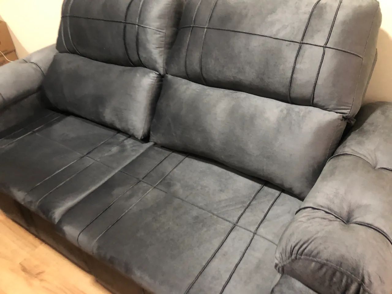 Sofá retrátil e reclinável 2m / NOVO / ENTREGAMOS  - Foto 5