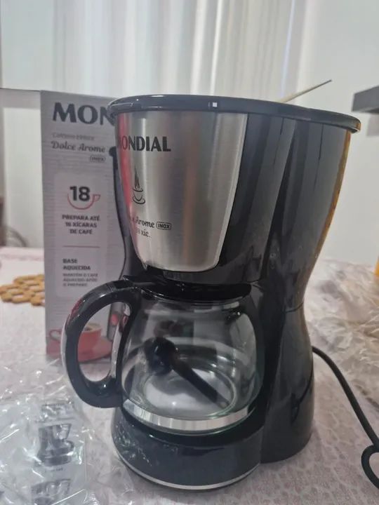 Cafeteira Elétrica Mondial Dolce Arome Inox 18 xícaras - Foto 4