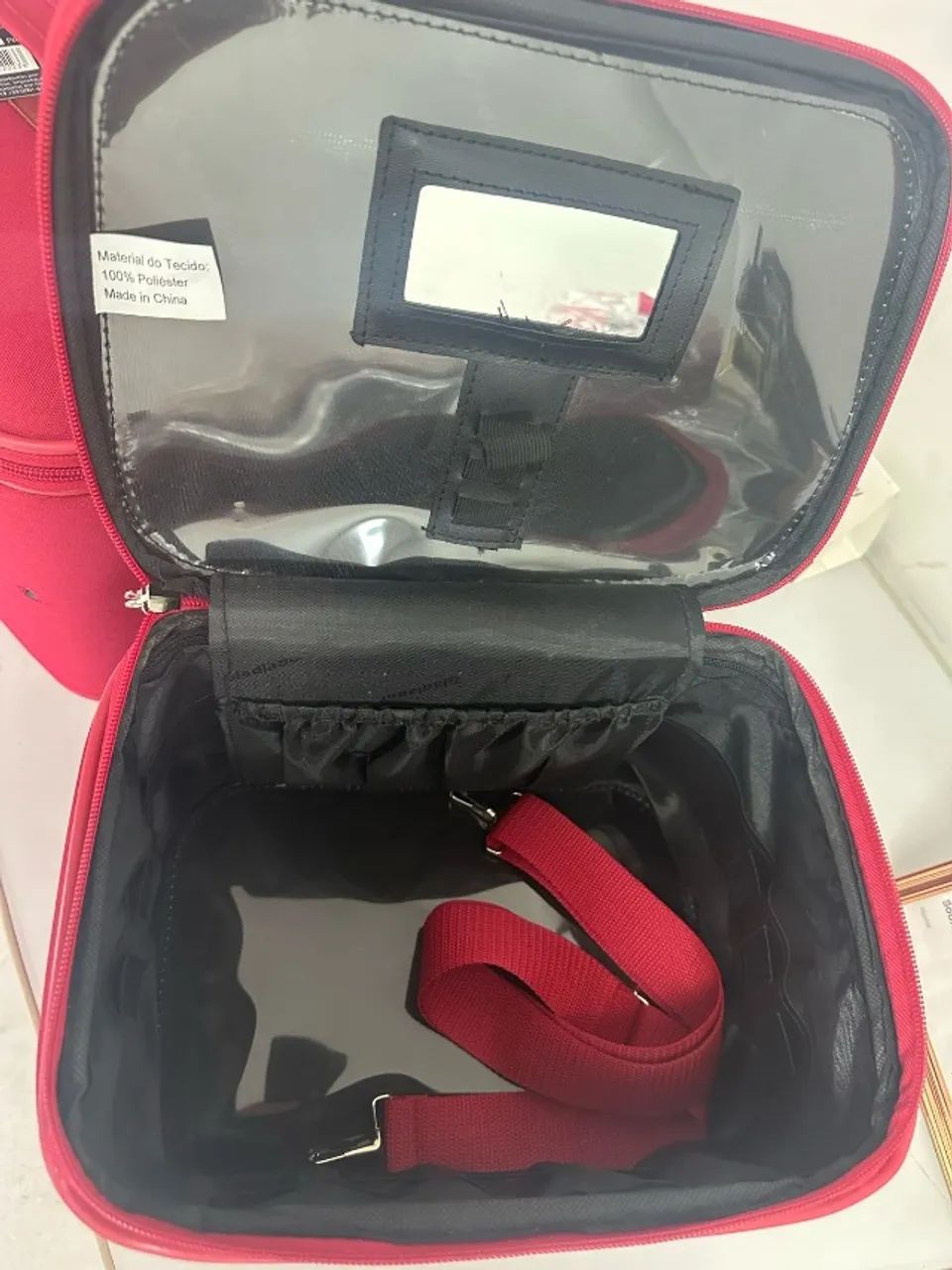 Conjunto de frasqueiras na cor vermelha. - Foto 5