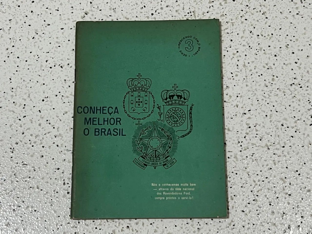 Livro Antigo 1889 Conheça Melhor o Brasil