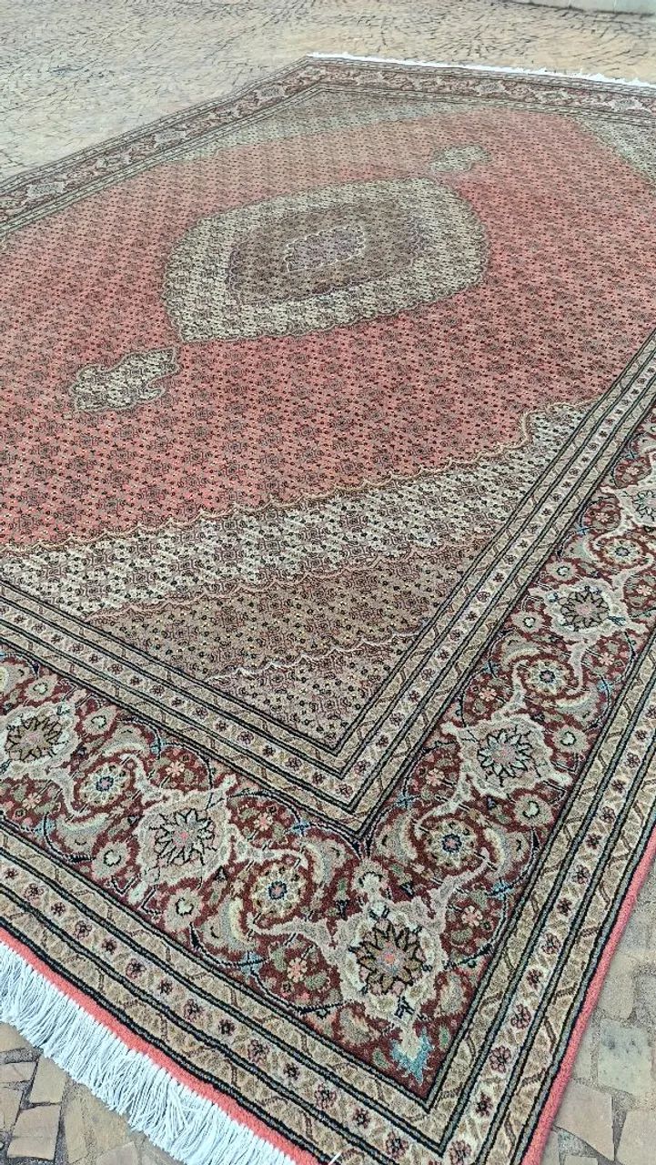 Tapete Persa Tabriz Mahi 50 Raj 2,52x3,45(iraniano) - Foto 3