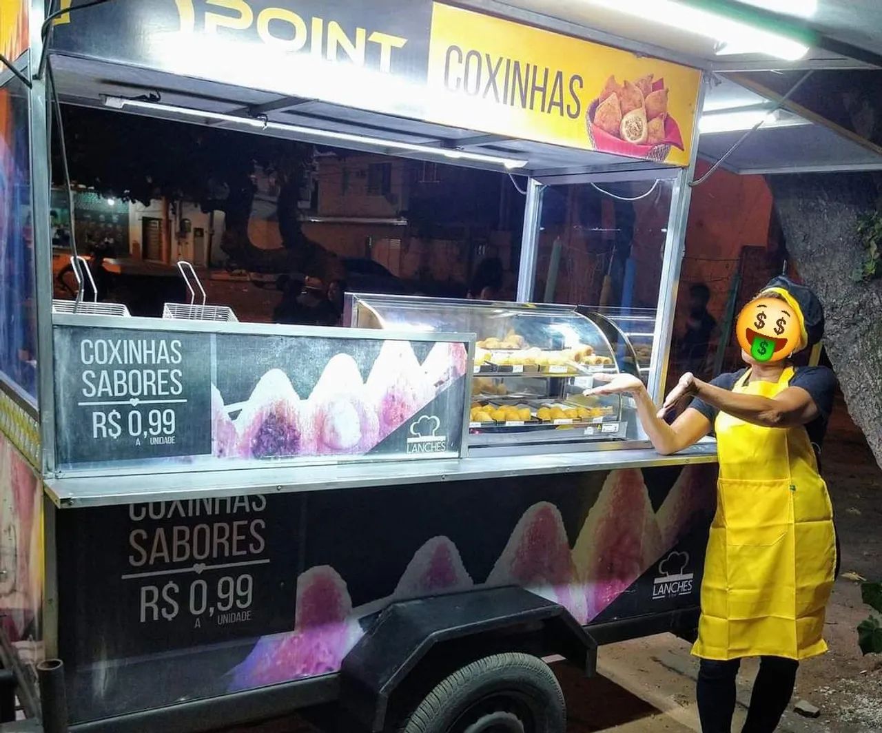 Trailer de lanche com reboque completa, leia a descrição 