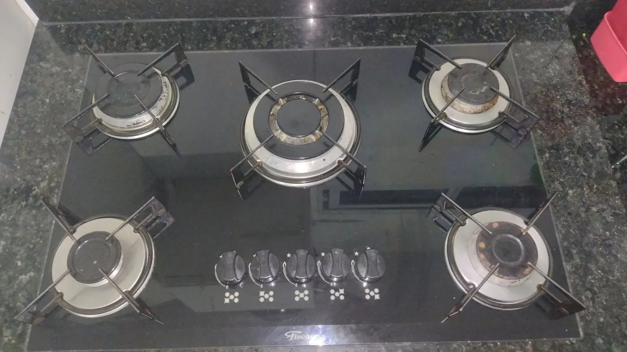 Cooktop a Gás Fischer 5 Bocas - Semi Novo