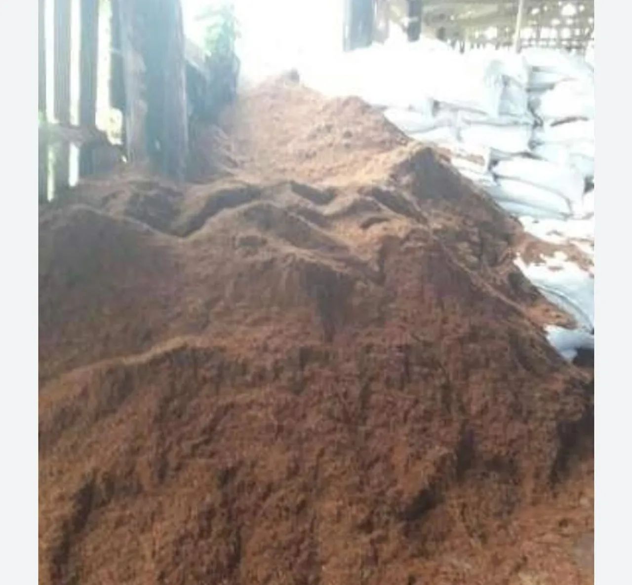Vendo o Pó e a Fibra da casca do coco 