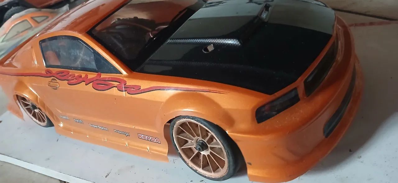 Bolha automodelo serve em tamiya e kyosho nova . Mustang gold . Unica na OLX 1/10 - Foto 4