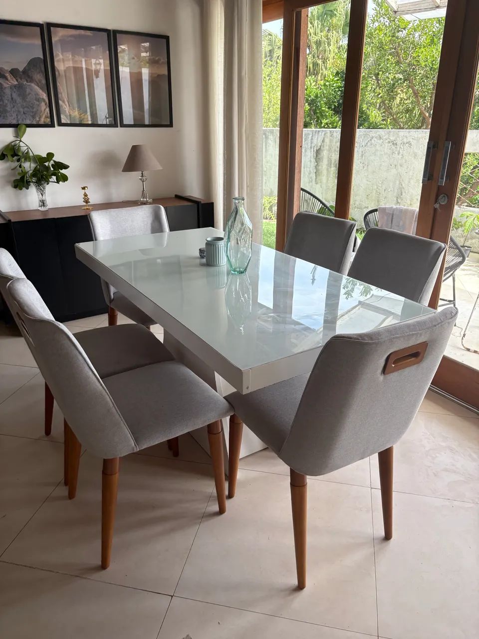 Conjunto de Mesa de Jantar e Cadeiras - Foto 4
