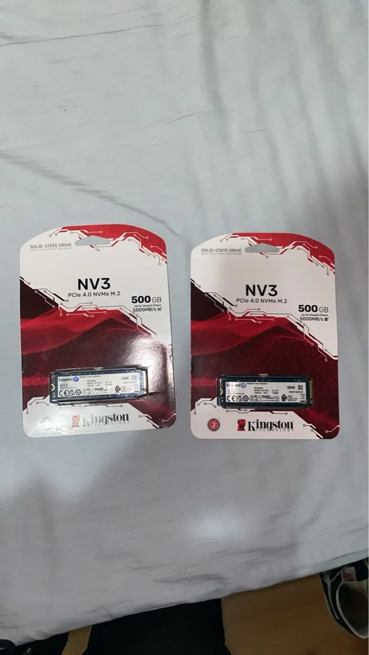 SSD NV3 Kingston 500GB PCIe 4.0 NVMe M.2