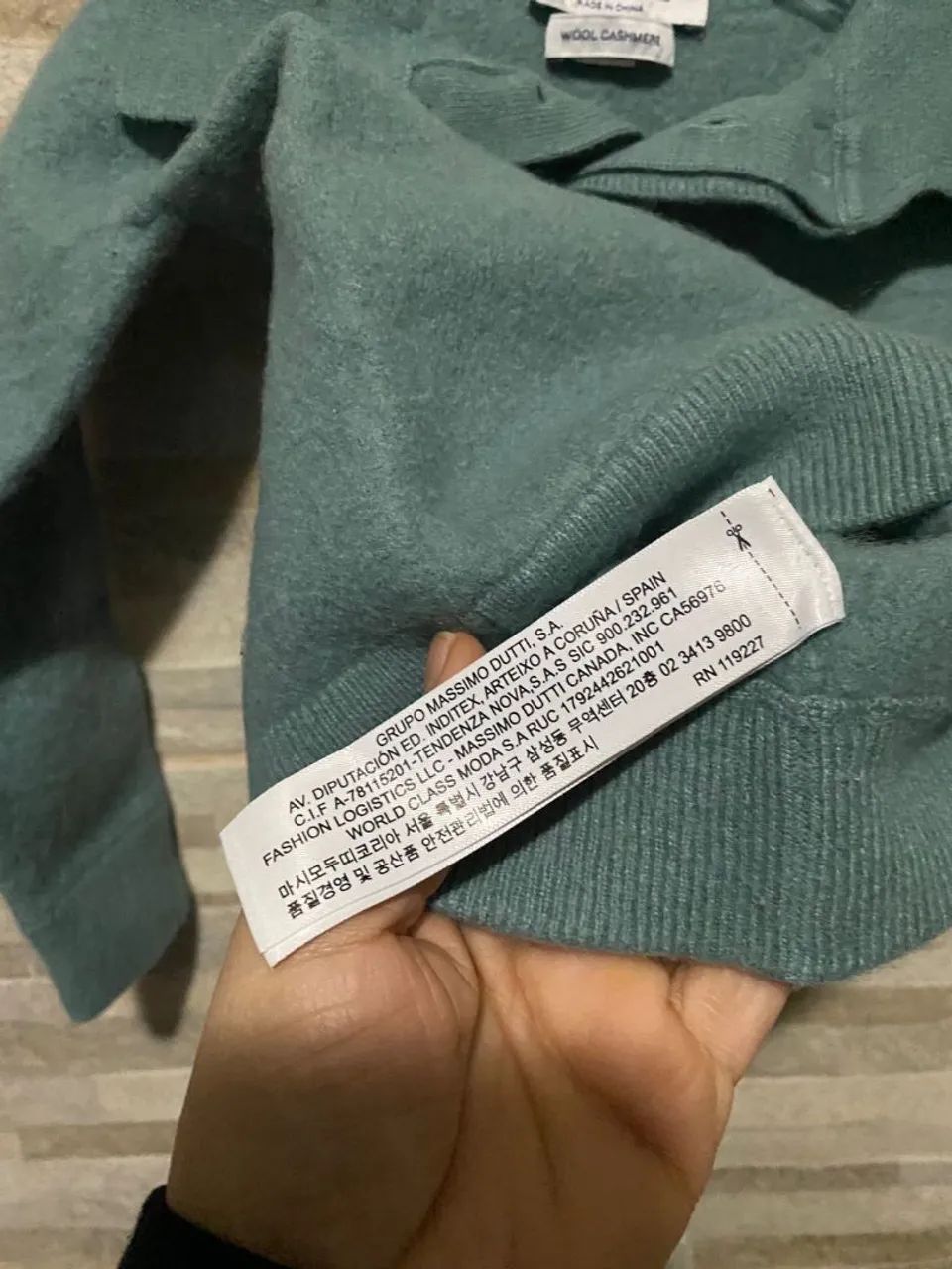 Suéter infantil gola polo/ Massimo Dutti - Foto 5