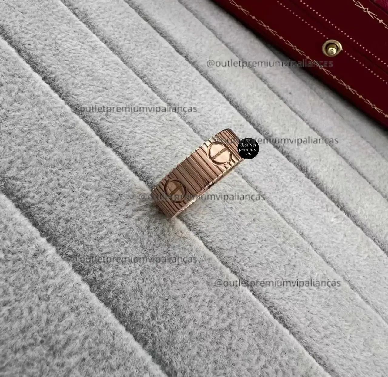 Anel Aliança Love cartier unlimited  - Foto 4