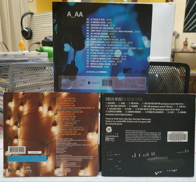 Lote com discografia de Arnaldo Antunes - Foto 5
