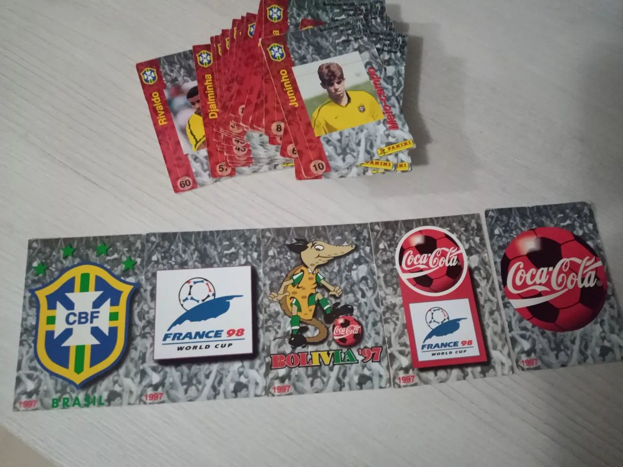 Cards Copa do Mundo 98 - Brasil e Coca-Cola