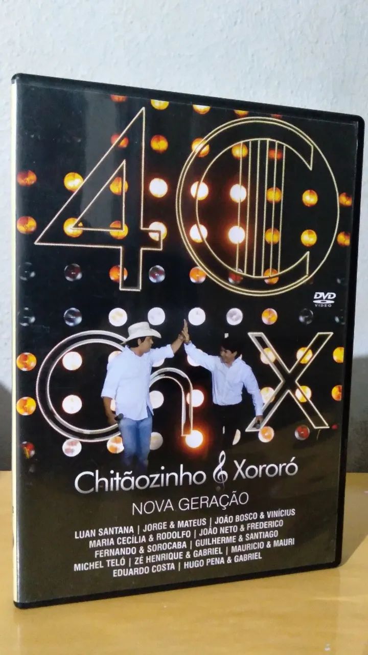 その他 40th Anniversary Concert [DVD] Dvd Chitãozinho E Xororó 40 Anos Nova Geração (sem Mídia) Estandar