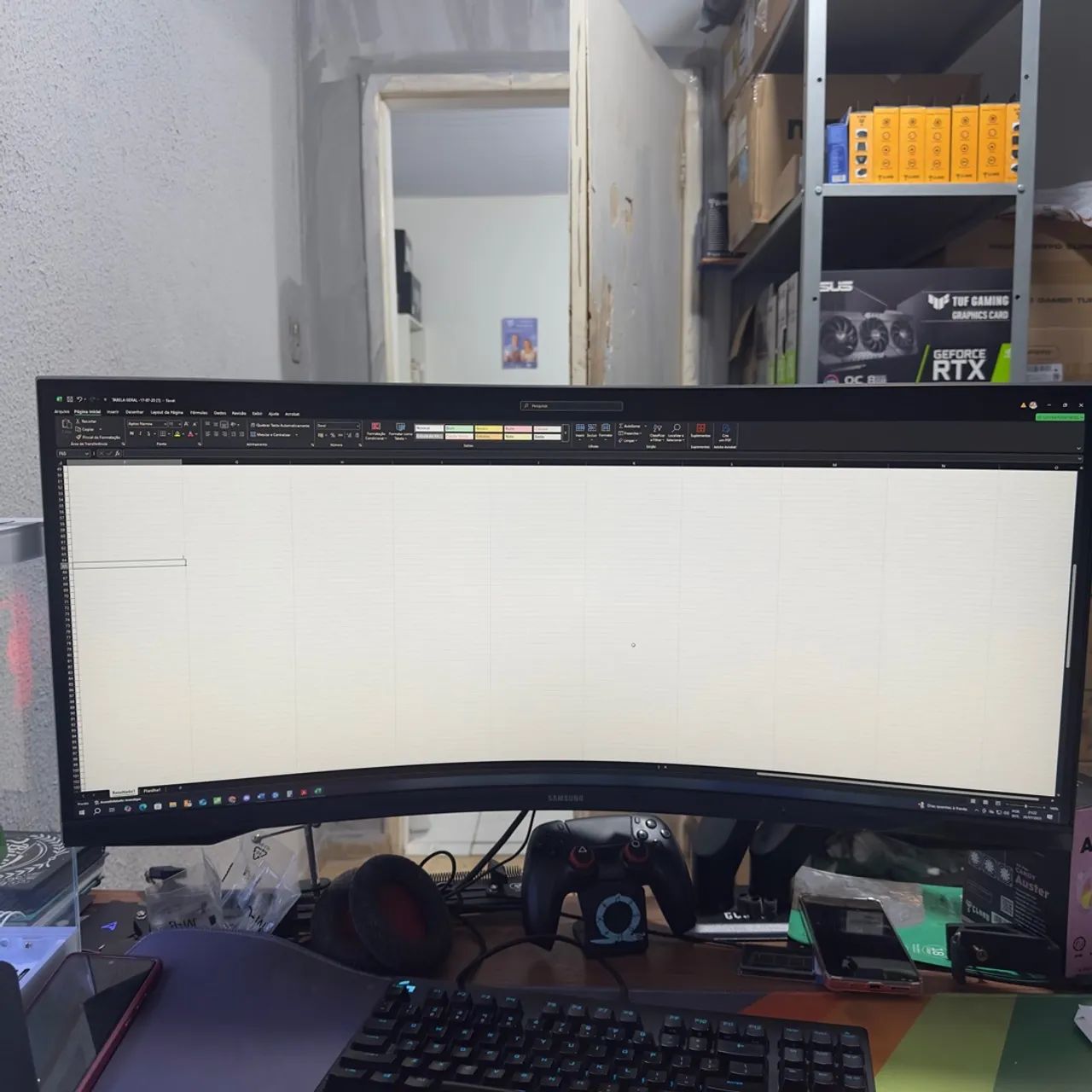 Monitor Gamer Samsung Odyssey G5 34" 165Hz - Foto 5