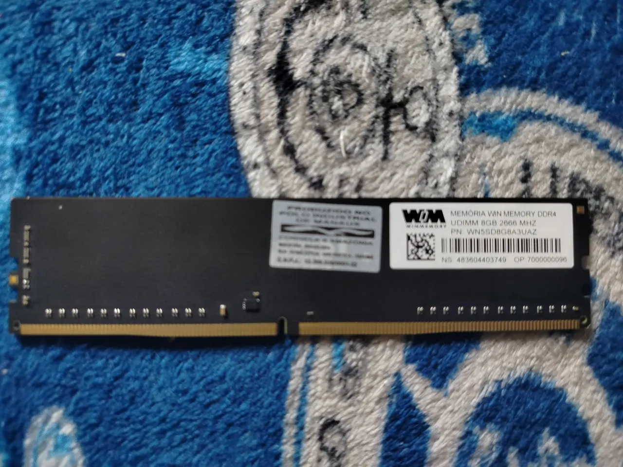 Memória RAM 8GB DDR4 2666MHz WinMemory NOVA