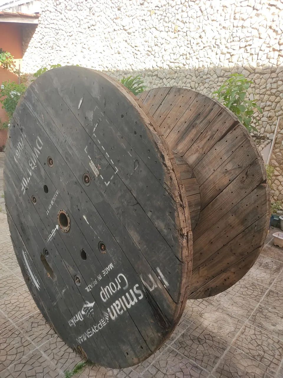 Carretel de madeira , bobina. - Foto 3