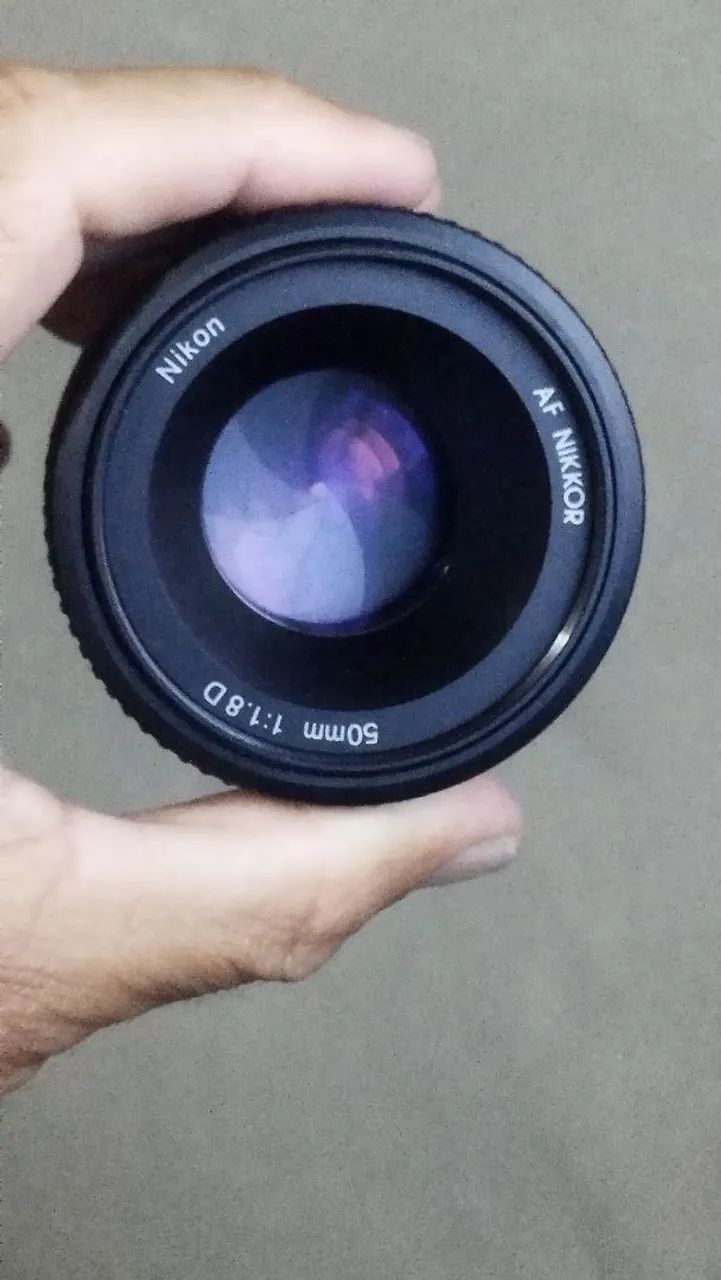 Lente Nikon AF Nikkor 50mm f/1.8D zerada  - Foto 2