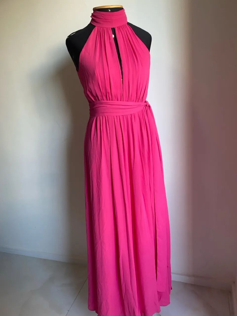 Vestido Longo Rosa de Festa - Foto 4