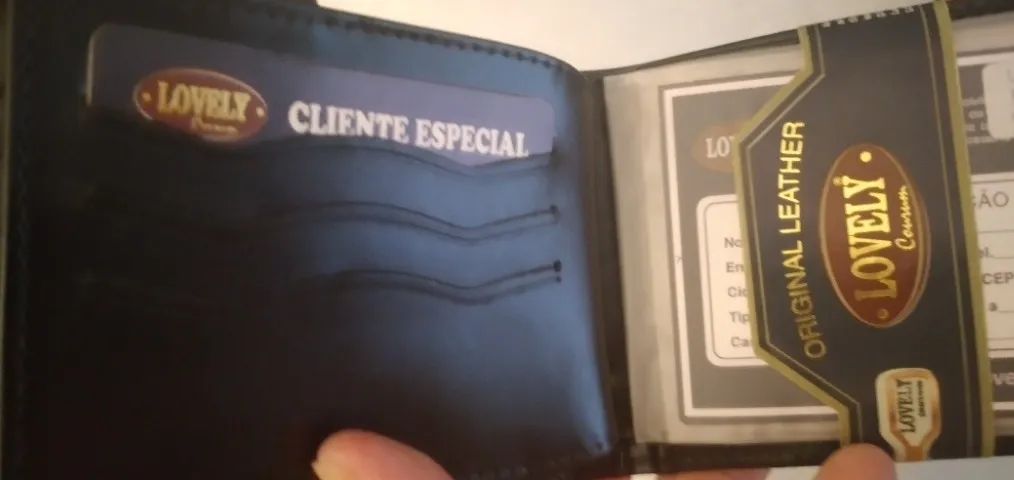 Carteira masculina em couro - Foto 2