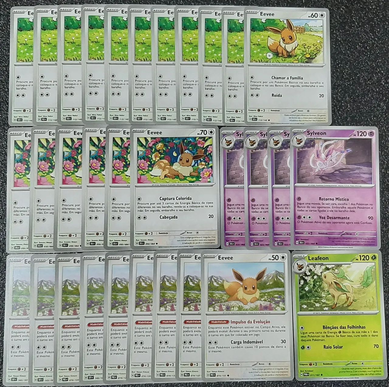 Cartas de pokémon evoluções eevee Cartas originais - Foto 2