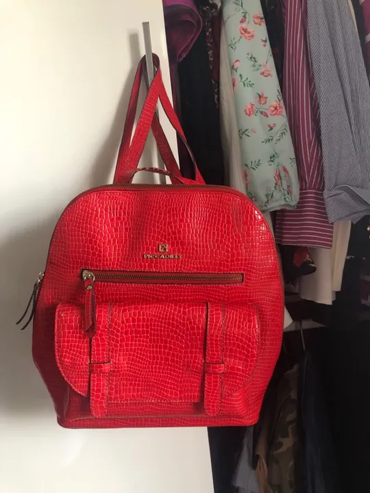 Mochila Feminina Vermelha Piccadilly