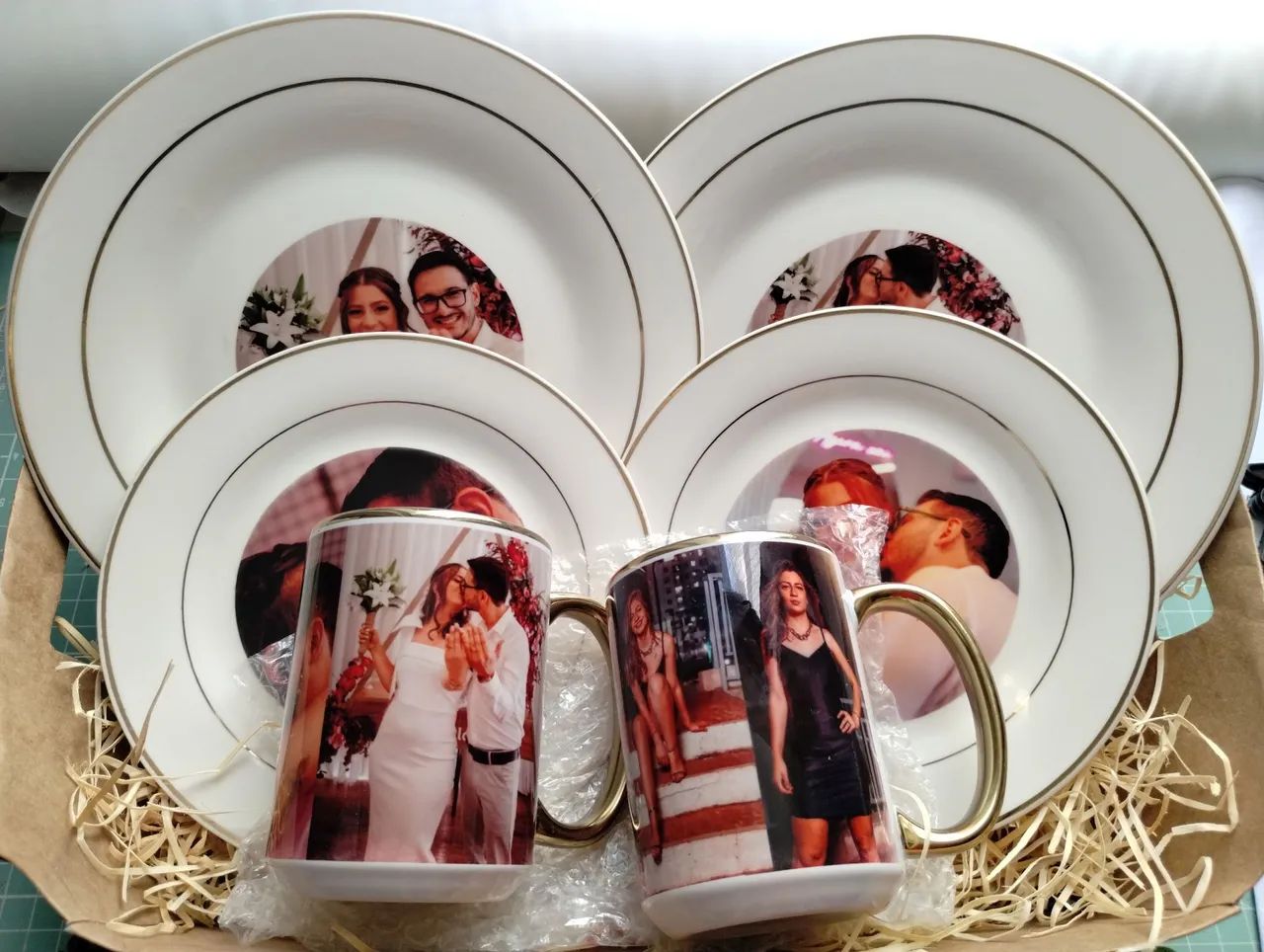 Caneca, prato, louças personalizado (dia das mães)