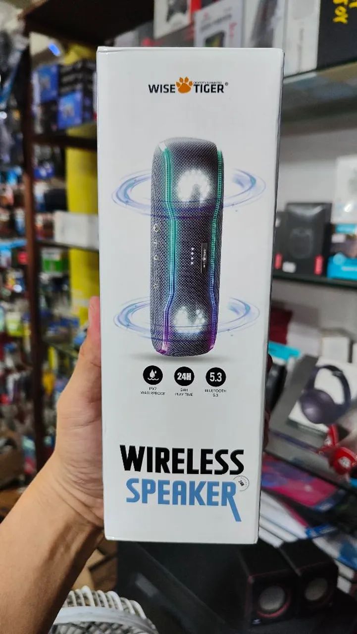 Caixa de som bluetooth wise Tiger F10C 