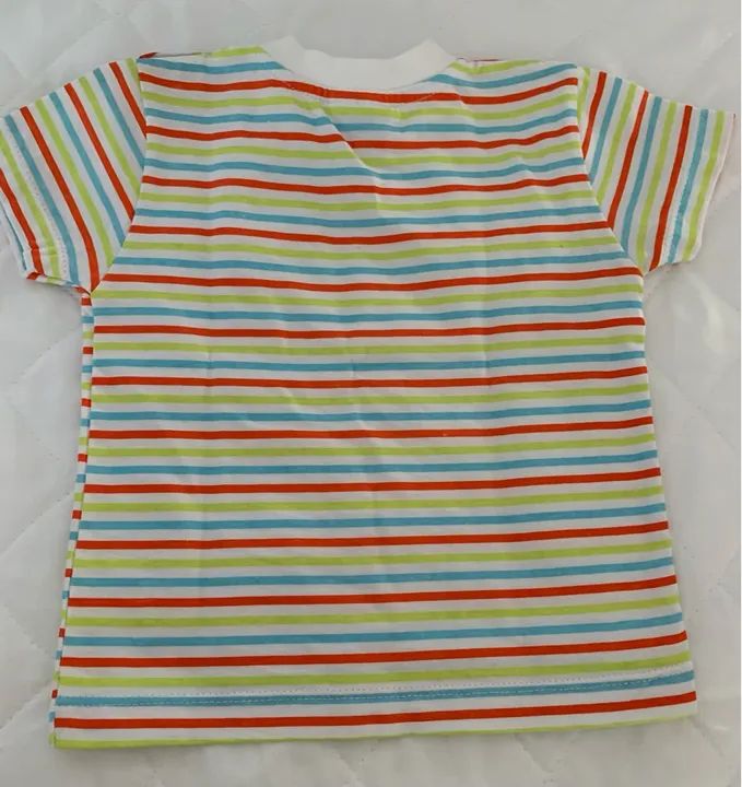 Camiseta listrada infantil - Foto 2
