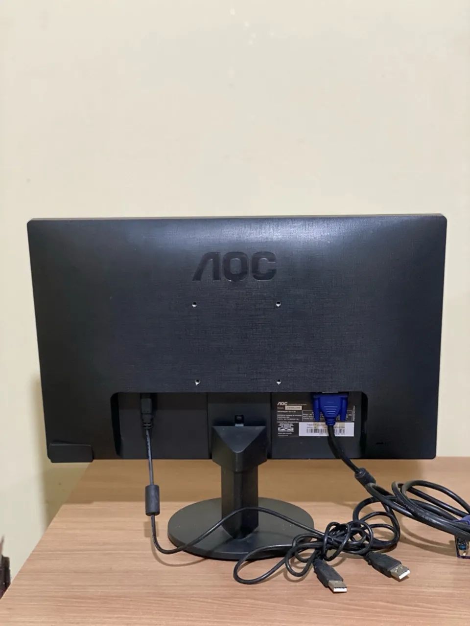 Monitor AOC E1670Sw - Tela Impecável! - Foto 2