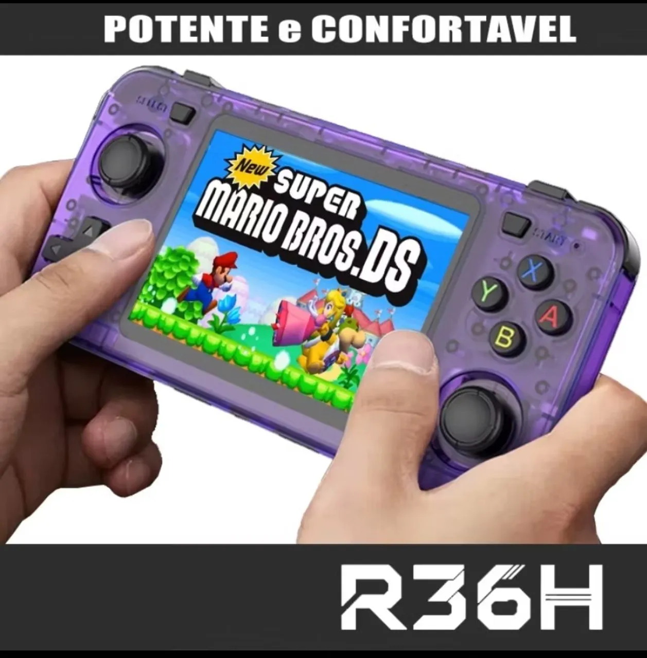 Console Retrô R36H cartão 64GB - Leve a nostalgia em suas mãos!