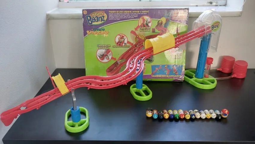 Mighty Beanz Circuito Bater e Correr