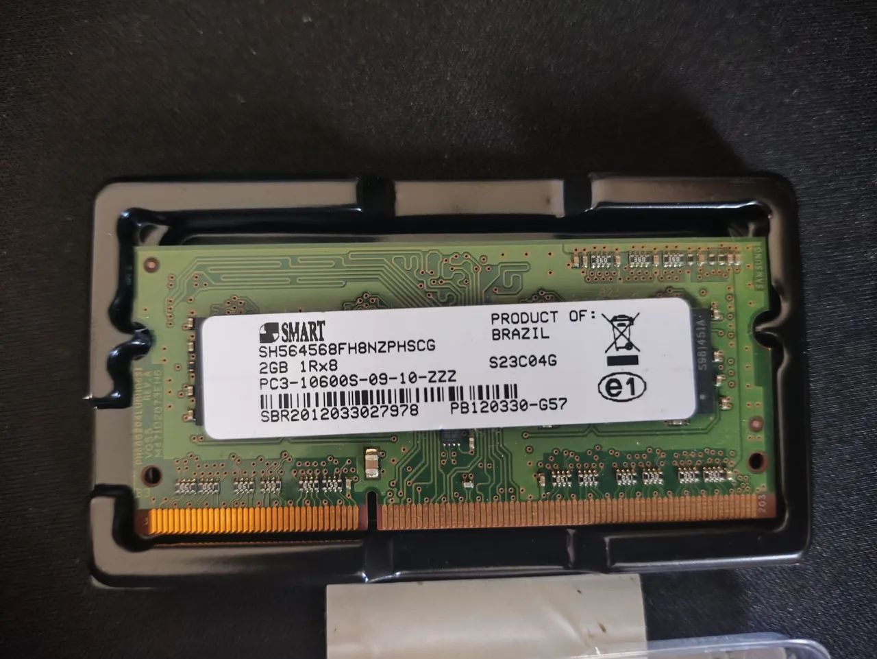 Memória RAM Smart 2GB DDR3 para Notebook63824112332163120
