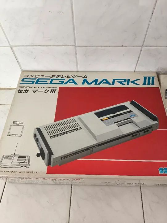 Sega Mark III Console de Vídeo Game com FM pack - Consoles de