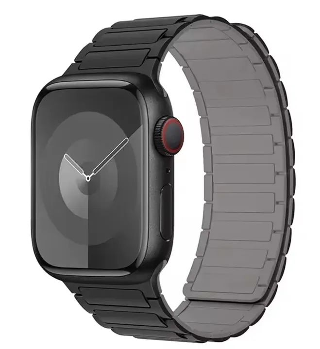 Pulseira para Apple Watch Magnética de silicone 42 a 49mm