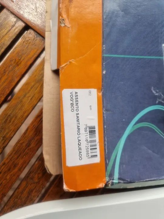 Assento Sanitário laqueado Vogue Branco - Foto 3