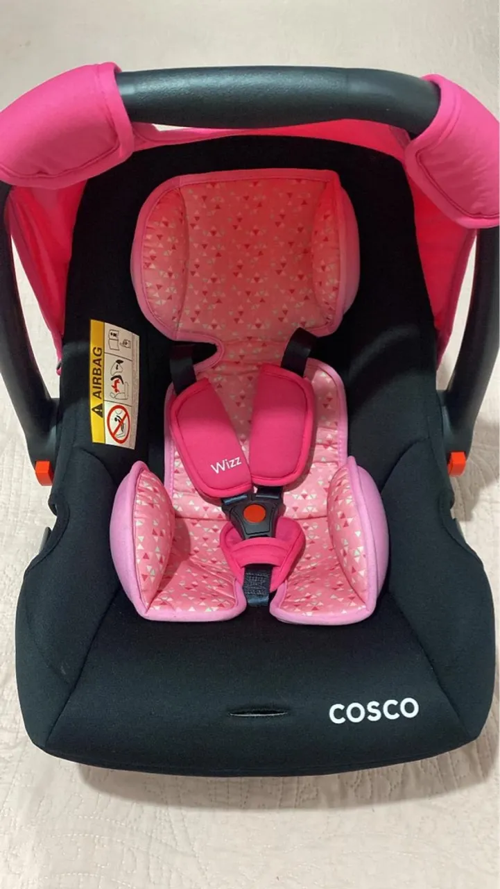 Cadeirinha de Bebê - Bebê Conforto Cosco Rosa