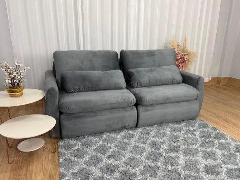 SOFÁ CAMA SUPER CONFORTÁVEL DESIGN ACONCHEGANTE SURPREENDA-SE!! IEILO - Foto 2