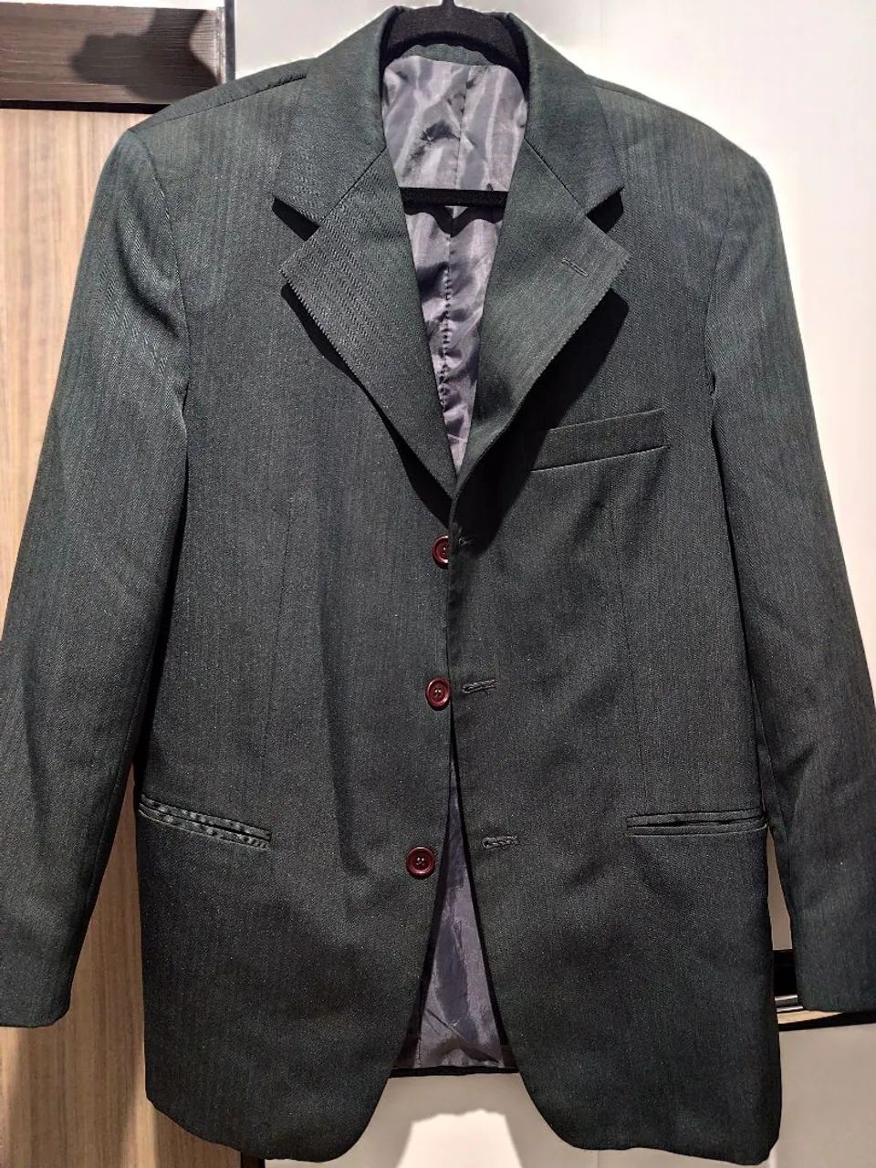 Terno Masculino Elegante - Cinza Escuro  - Foto 2