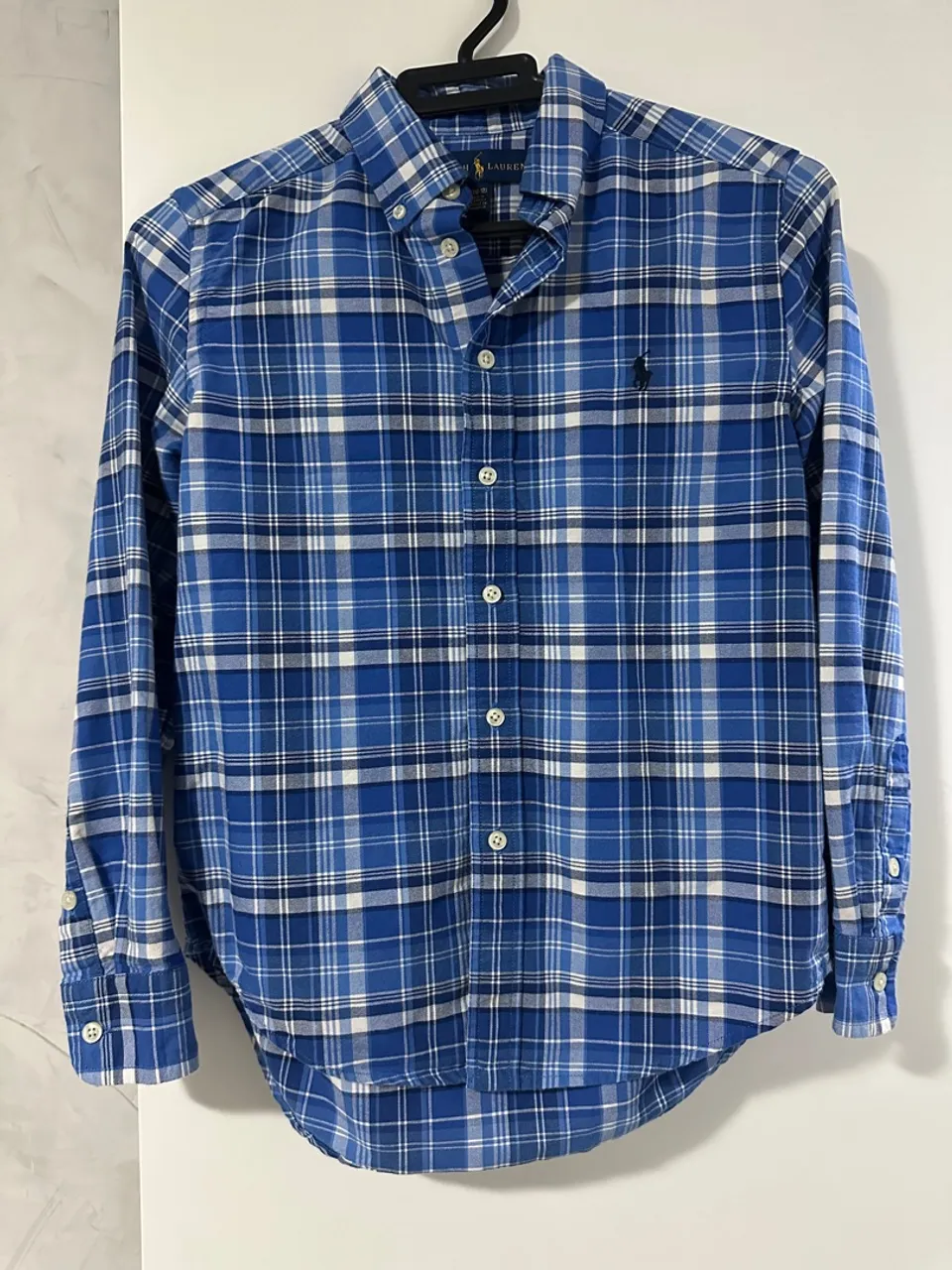 Camisa Xadrez Ralph Lauren Infantil (10-12 anos)
