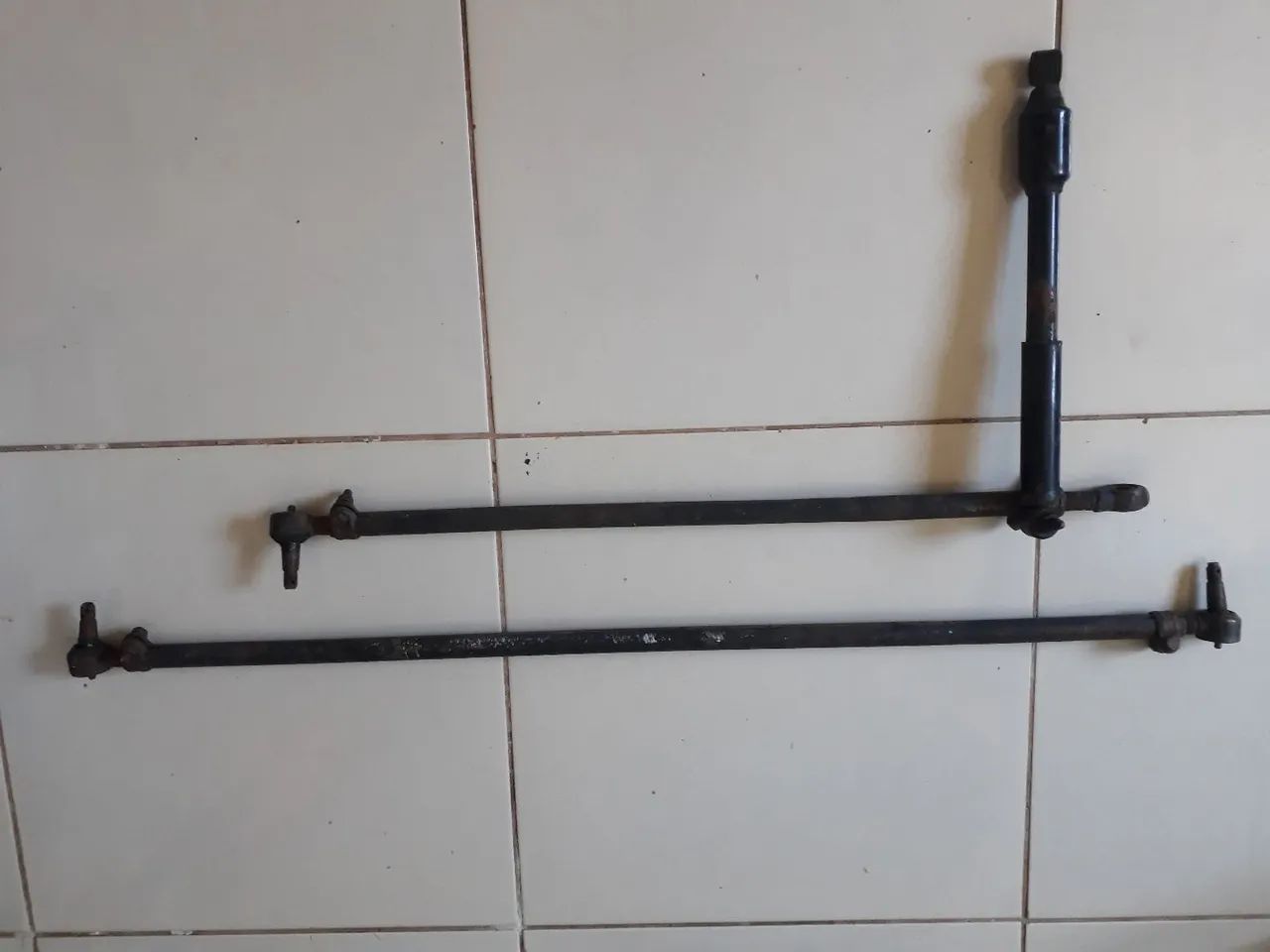 Barras direção eixo Jeep Willys Overland - Foto 3