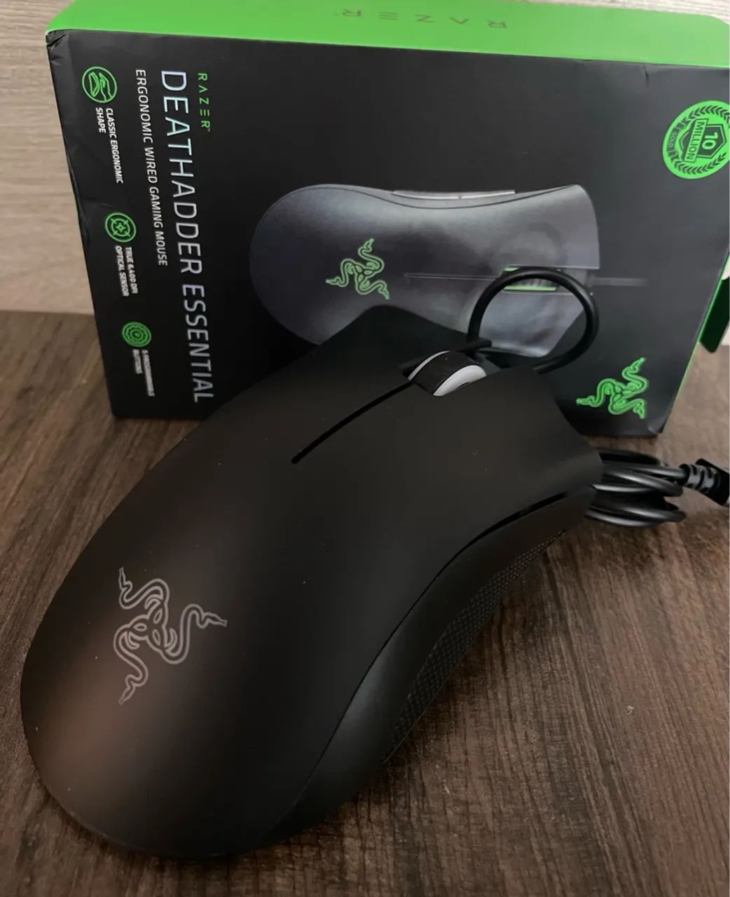 Razer DeathAdder Essential - Mouse Gamer com Fio - Foto 3